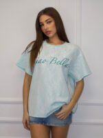 Футболка ментоловая женская