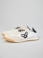 Кеды с отделкой из замши