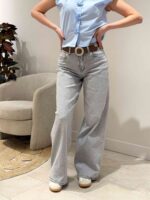 Hallid teksad vööga