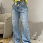 Джинсы женские голубые