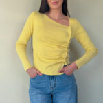 Лонгслив из тонкого трикотажа