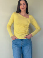 Лонгслив из тонкого трикотажа