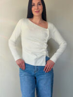 Лонгслив из тонкого трикотажа — изображение 9