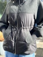 Женская куртка с капюшоном графит