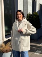 Пальто с жилетом прямое