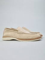 Лоферы женские бежевые