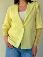 Пиджак с отделкой гипюром — изображение 3