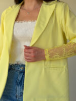 Пиджак с отделкой гипюром — изображение 4