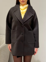 Пальто женское шоколад