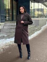 Naiste mantel šokolaad