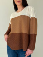 Джемпер женский тонкий шоколад