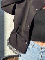 Pitsiga nööritav jope