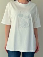 Футболка с принтом белая