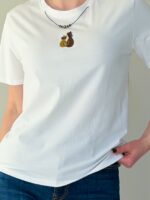 Valge naiste T-särk valge