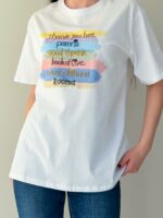 Valge naiste T-särk valge