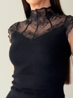 Топ с ажурным верхом