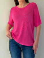 Trikookangast T-särk roosa