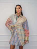 Платье в полоску