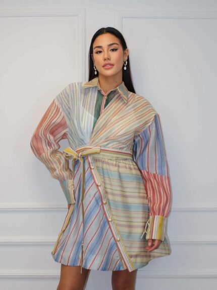 Платье в полоску