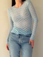 Pikkade varrukatega topp<br>