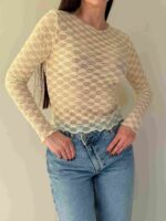 Õhuline pitsvõrgust topp