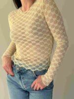 Õhuline pitsvõrgust topp