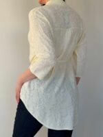 Vaba lõikega vööga kardigan