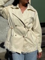 Куртка с карманами на кулиске