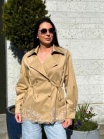 Стильная куртка на кулиске