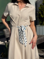 Sõlmitavate paeltega suvekleit