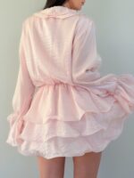 Платье с с манжетами