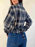 Seljal seotavate paeltega ruuduline särk