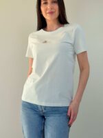 Valge T-särk karukesega