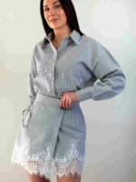 Särgi ja seeliku komplekt pitsviimistlusega