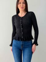 Кардиган укороченный с манжетами