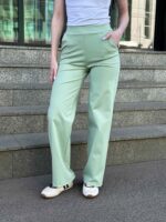 Брюки женские цвета шалфей