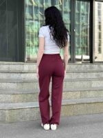 Брюки женские бордо