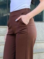 Брюки женские коричневые