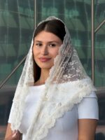 Платок косынка из гипюра