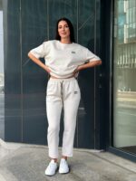Комплект с укороченными брюками летний
