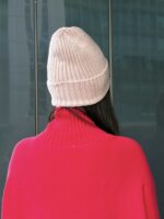 Naiste soonikkoes beanie-müts puuder