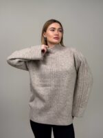 Laiade varrukatega oversized-džemper